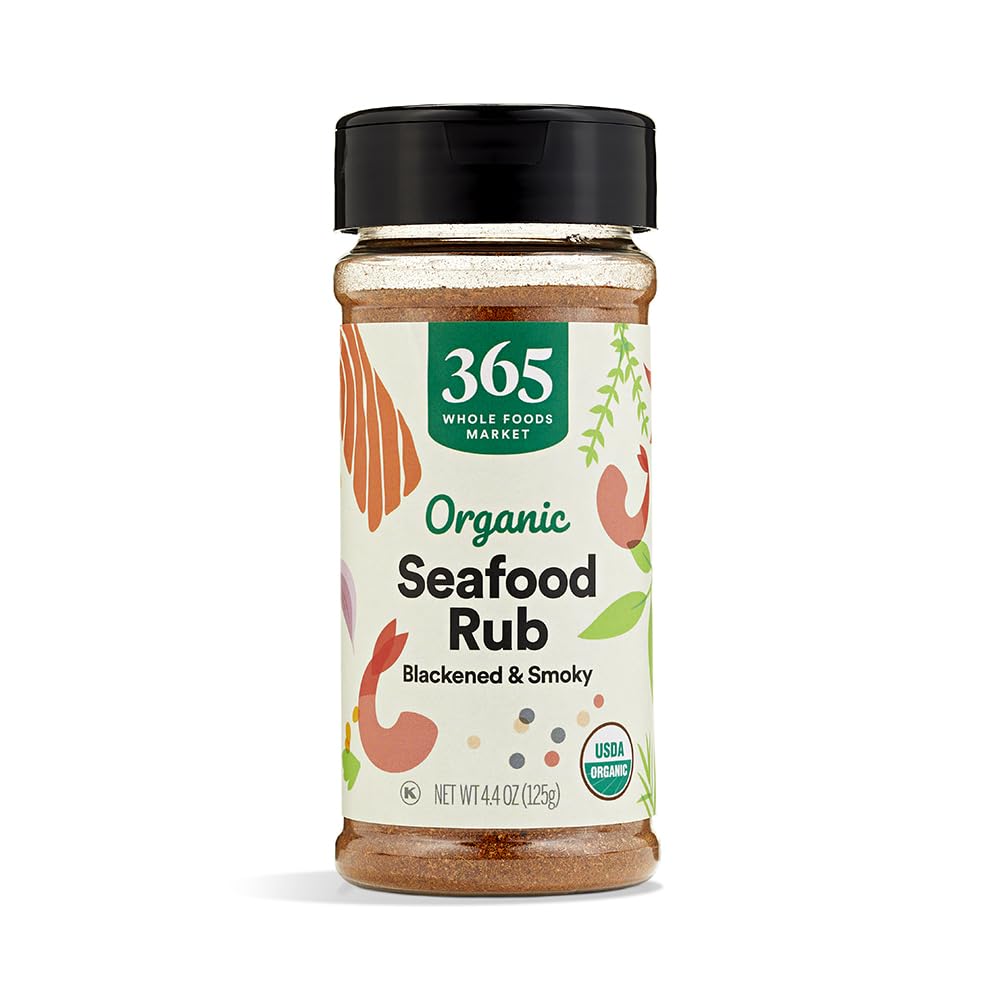 Organic Seafood Spice Rub 4.4 Oz 365 By Whole Foods Market