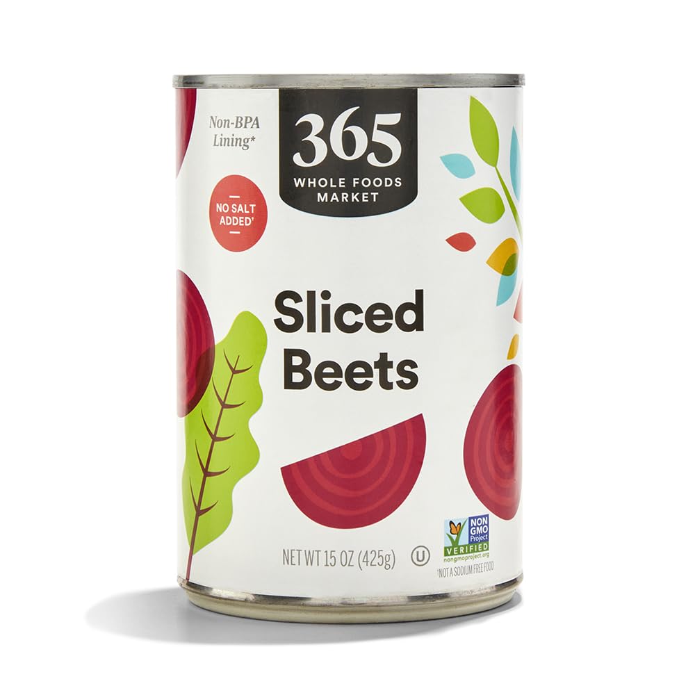 Sliced Beets No Salt Added 15 Oz 365 By Whole Foods Market
