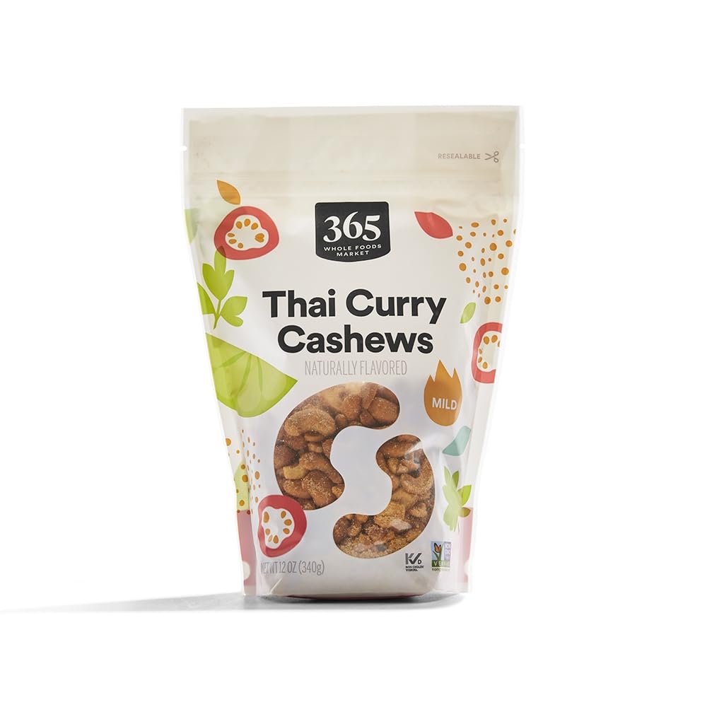Thai Curry Cashews 12 Oz 365 By Whole Foods Market
