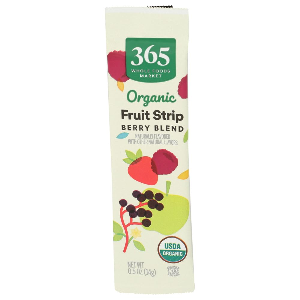 Organic Berry Blend Fruit Strip Single 0.5 Oz 365 By Whole Foods Market
