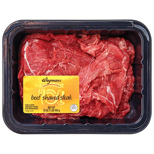 Wegmans Beef Shaved Steak 1 lb