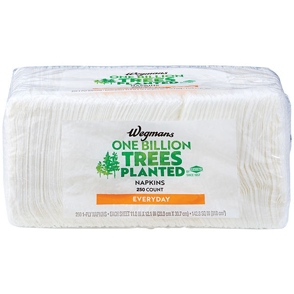 Wegmans 1 Ply Everyday Napkins 250 Count