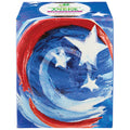 Wegmans White Facial Tissues Patriotic Swirl Design 65 Count