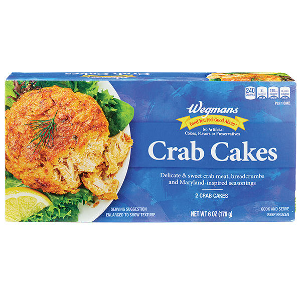 Wegmans Frozen Crab Cakes 2 Pack 6 Oz