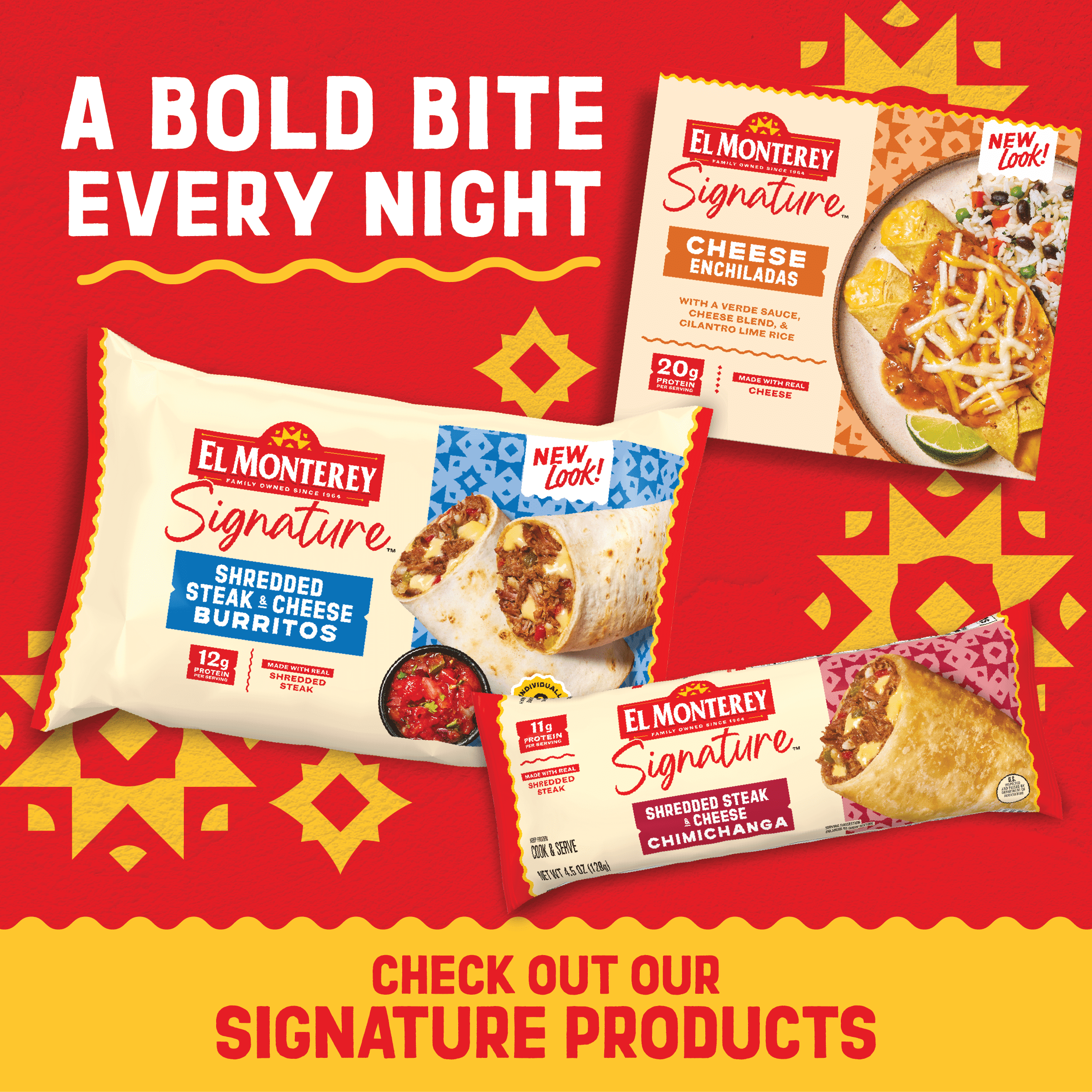 El Monterey Signature Chicken and Cheese Chimichangas Frozen 54 Oz