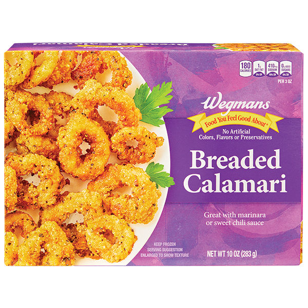 Wegmans Breaded Calamari 10 Oz