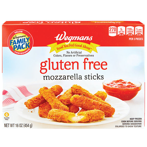 Wegmans Frozen Mozzarella Sticks Family Pack 12 Count