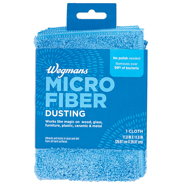 Wegmans Microfiber Dusting Cloth 11.8 X 11.8 In