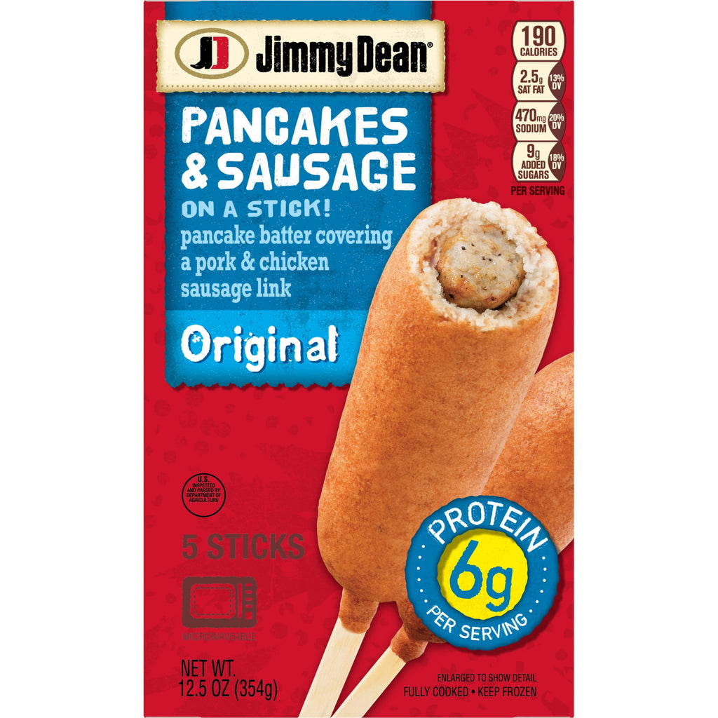 Jimmy Dean Pancake & Sausage on a Stick Frozen Breakfast 12.5 Oz 5 Count