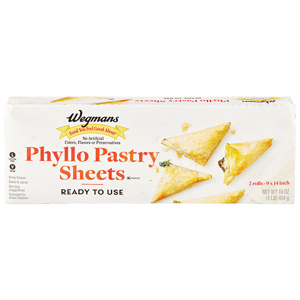 Wegmans Phyllo Pastry Sheets 2 Rolls 16 Oz