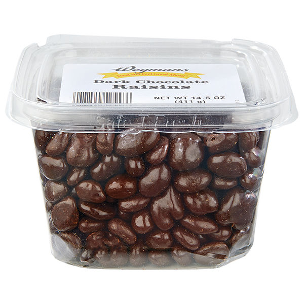 Wegmans Dark Chocolate Raisins 14.5 Oz