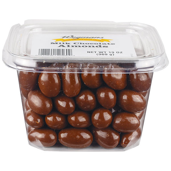 Wegmans Milk Chocolate Almonds Tub 36 Oz