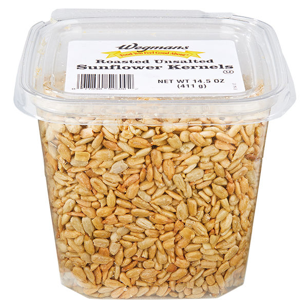 Wegmans Roasted Unsalted Sunflower Kernels Tub 14.5 Oz