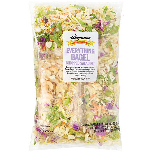 Wegmans Everything Bagel Chopped Salad Kit 11.57 Oz