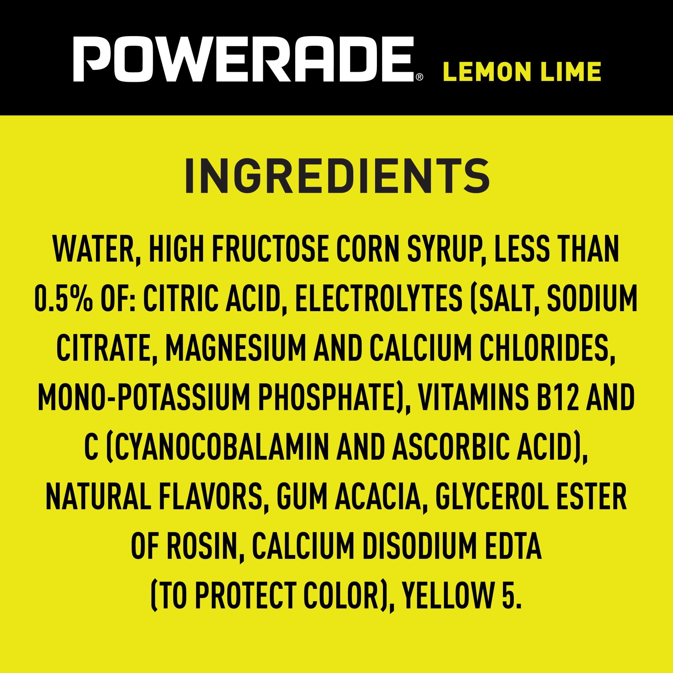 Powerade Lemon Lime Electrolyte Sports Drink 28 fl oz Bottle