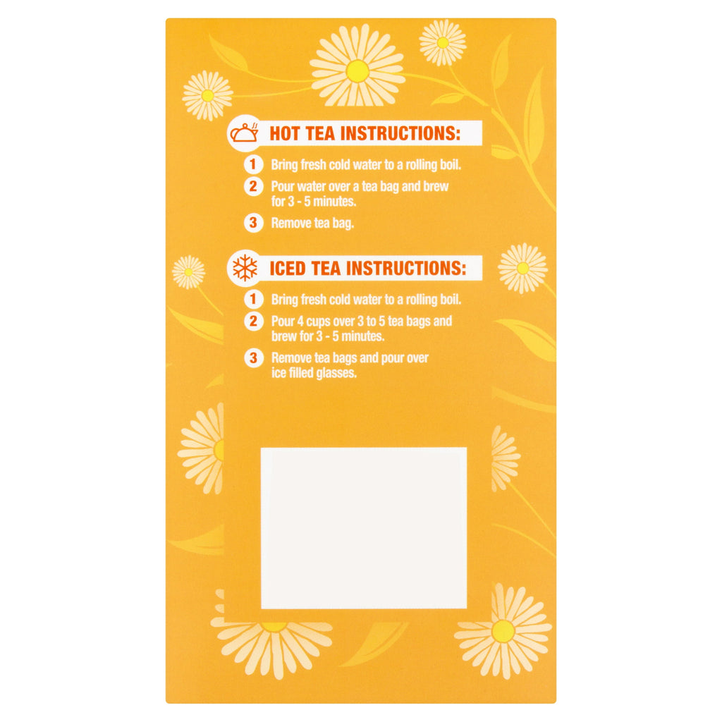Great Value Chamomile Naturally Decaffeinated Herbal Tea Bags 1.41 oz 40 Count