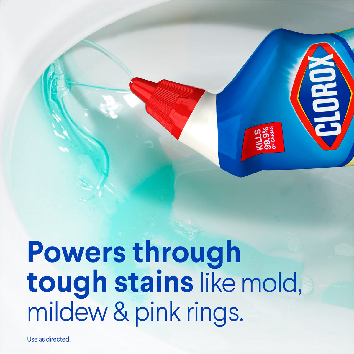 Clorox Toilet Bowl Cleaner Clinging Bleach Gel Crisp Lemon 24 fl oz