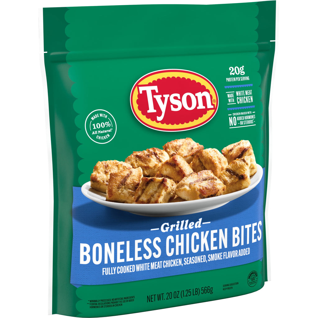 Tyson Grilled Boneless Chicken Bites Frozen 20 Oz