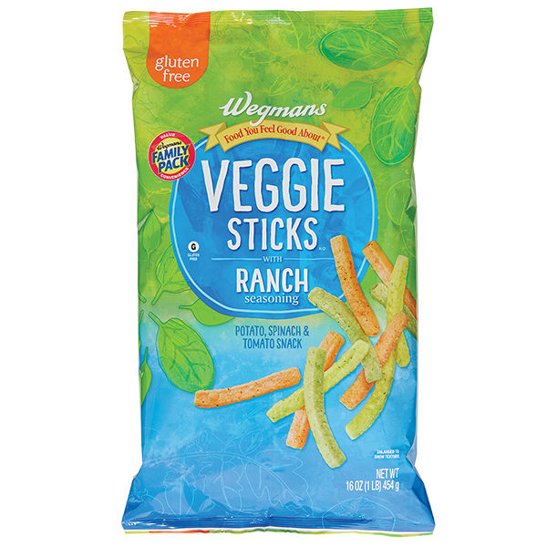 Wegmans Veggie Sticks with Ranch Seasoning Family Pack 16 Oz