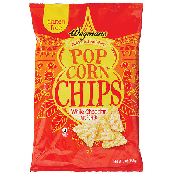 Wegmans White Cheddar Popcorn Chips 7 Oz