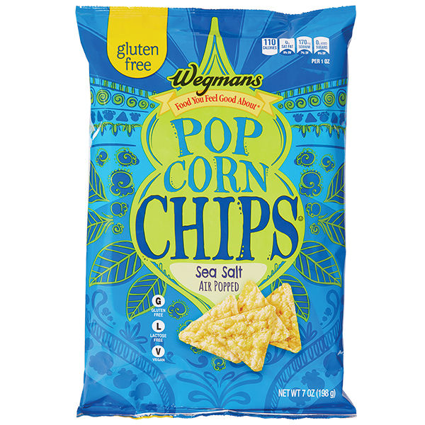 Wegmans Sea Salt Popcorn Chips 7 Oz