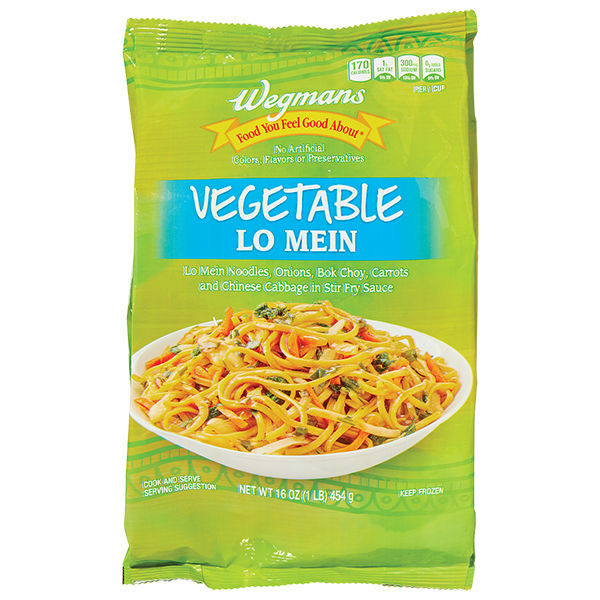 Wegmans Frozen Vegetable Lo Mein 24 Oz