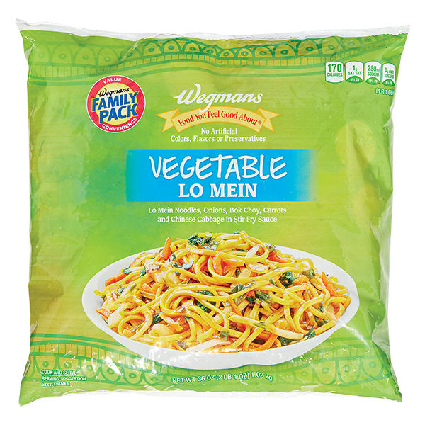 Wegmans Frozen Vegetable Lo Mein Family Pack 30 Oz