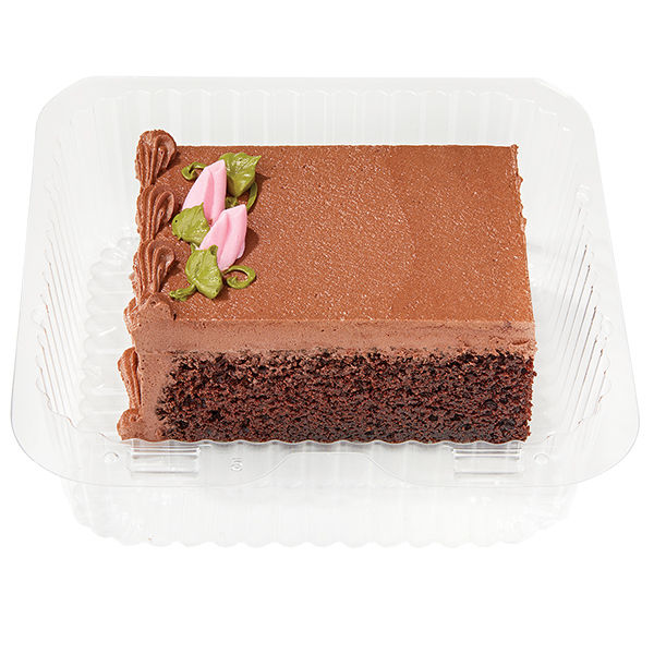Wegmans Chocolate Cake Slice with Chocolate Buttercreme 4 oz