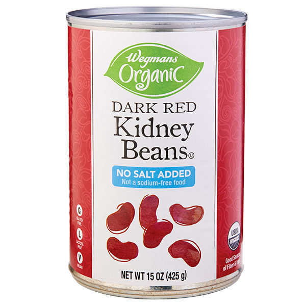 Wegmans Organic Dark Red Kidney Beans No Salt Added 15 Oz