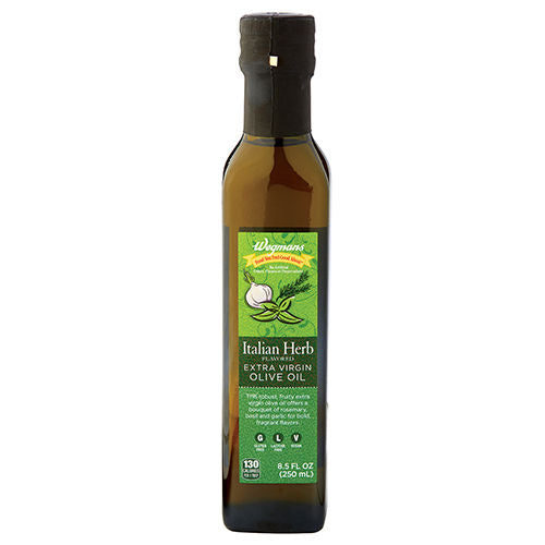 Wegmans Italian Herb Flavored Extra Virgin Olive Oil 8.5 fl oz