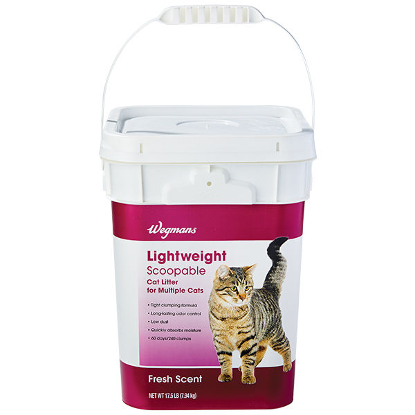 Wegmans Fresh Scent Lightweight Scoopable Cat Litter 17.5 Lb