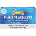 Wegmans Wild Mackerel Fillets in Extra Virgin Olive Oil 4.4 oz