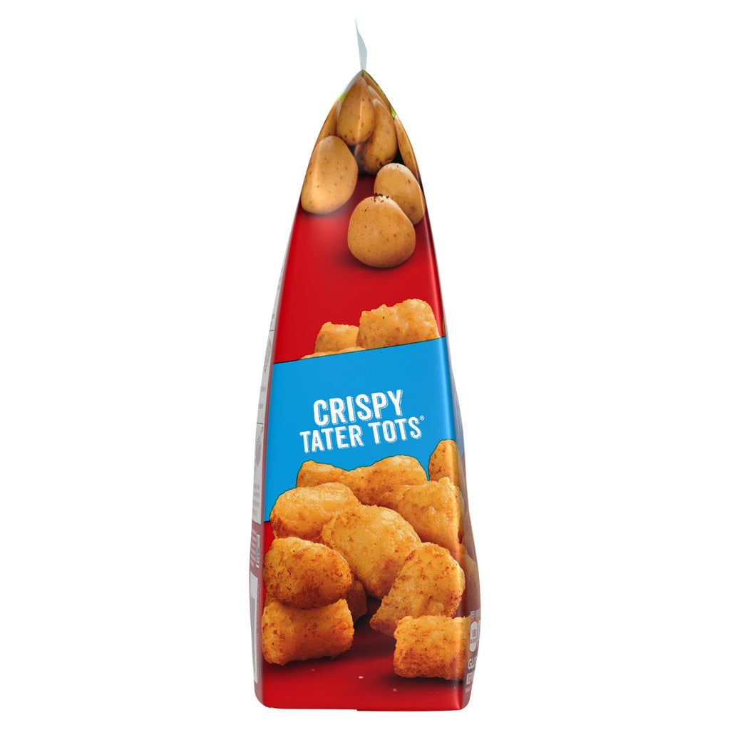 Ore-Ida Crispy Tater Tots Seasoned Shredded Frozen Potatoes 32 Oz