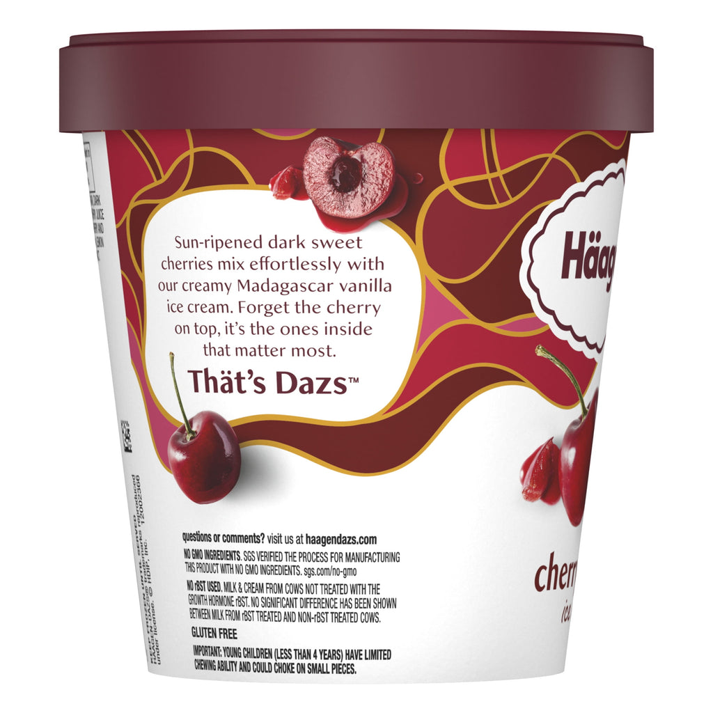 Häagen-Dazs Cherry Vanilla Ice Cream 14 Fl Oz
