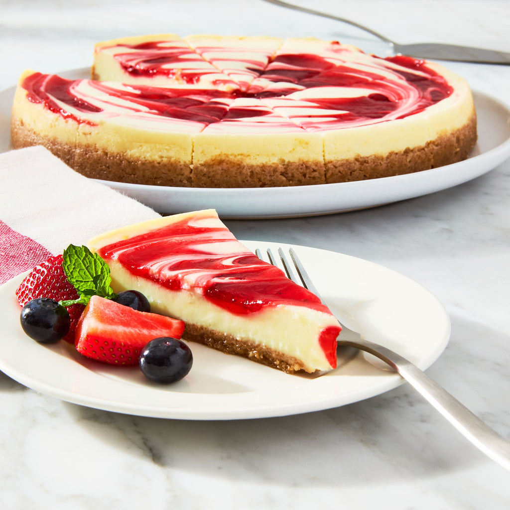 Strawberry Swirl Cheesecake 40 Oz 12 Count Freshness Guaranteed