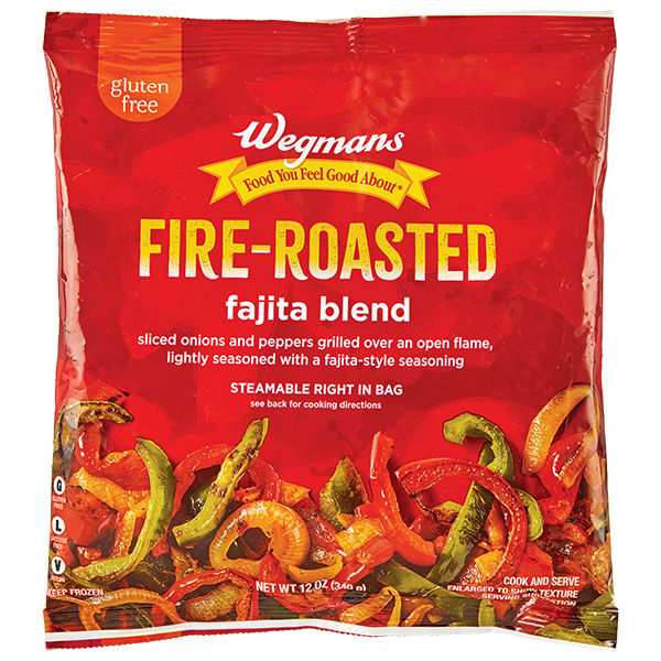 Wegmans Frozen Fire-Roasted Fajita Blend Vegetables 10 Oz