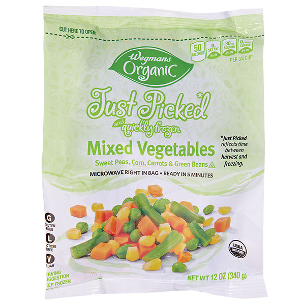 Wegmans Organic Frozen Mixed Vegetables 12 oz