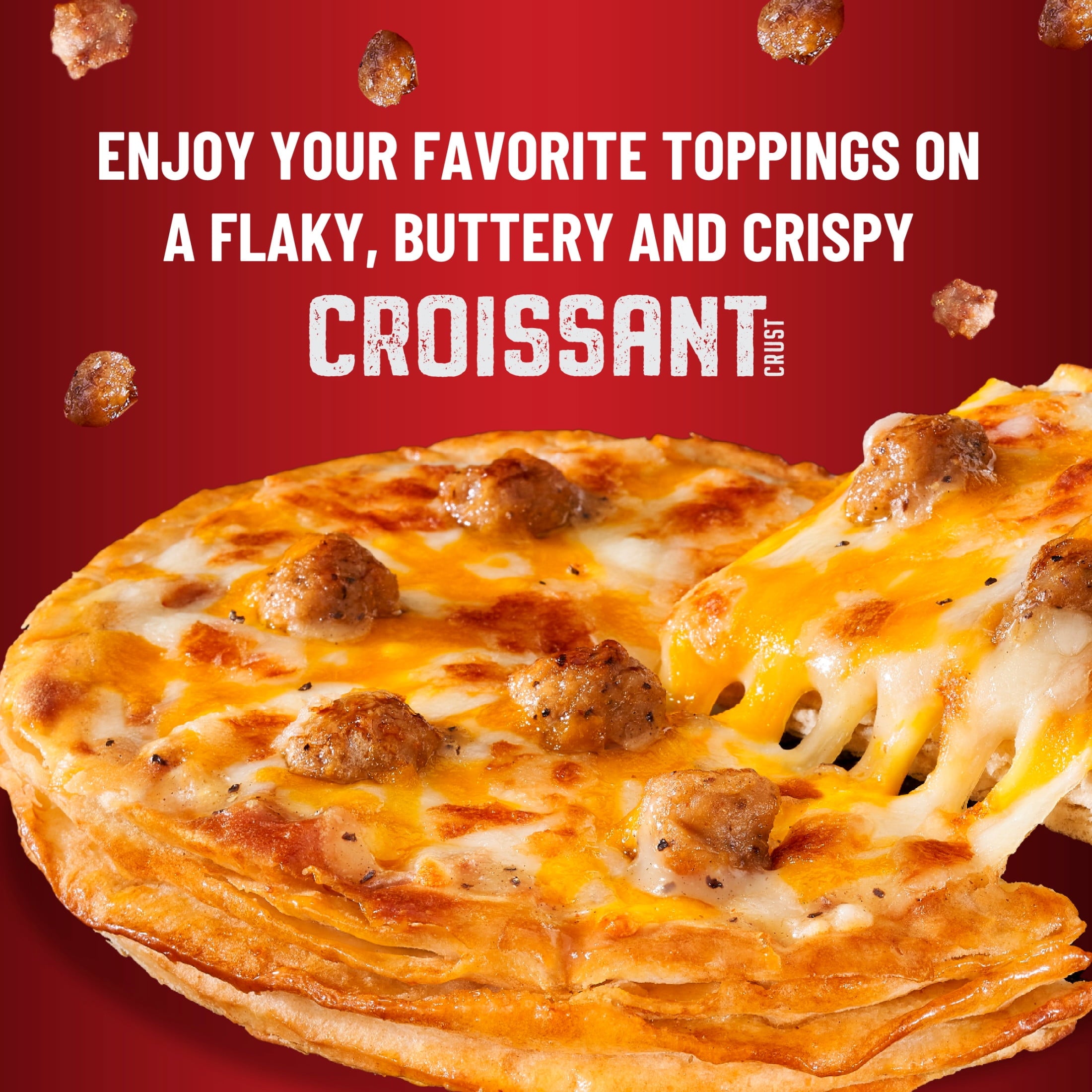 DiGiorno Croissant Crust Sausage & Gravy Frozen Pizza 9.2 Oz