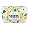 Chobani Yogurt, Greek, Nonfat, Zero Sugar, Vanilla Value Pack, 4 Count