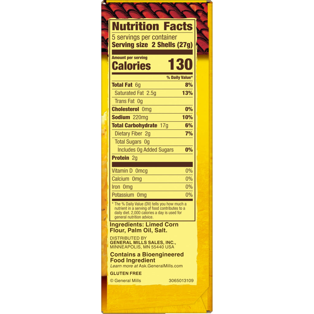 Stand 'N Stuff Crunchy Taco Shells Gluten Free 4.7 Oz 10 Count Old El Paso