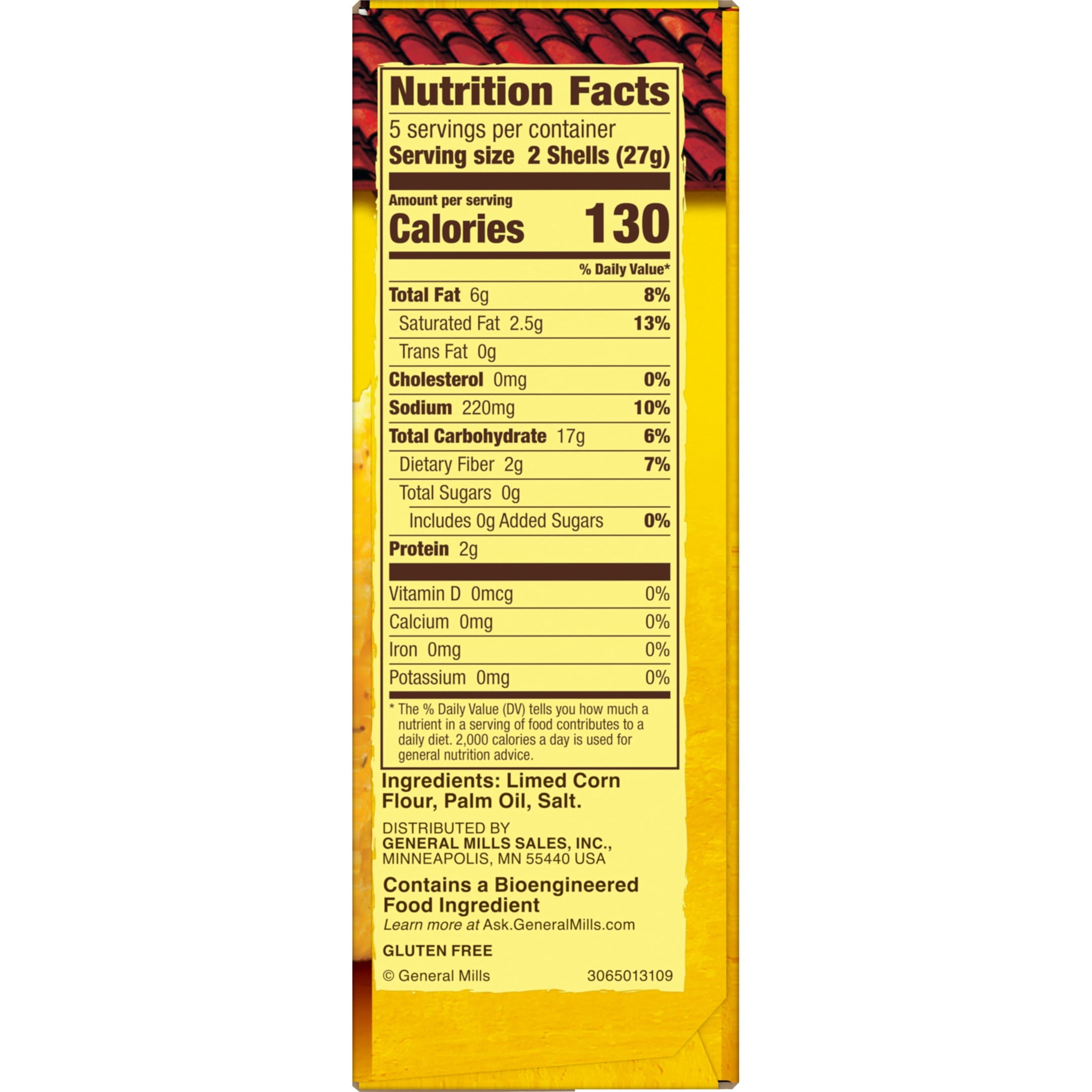 Stand 'N Stuff Crunchy Taco Shells Gluten Free 4.7 Oz 10 Count Old El Paso