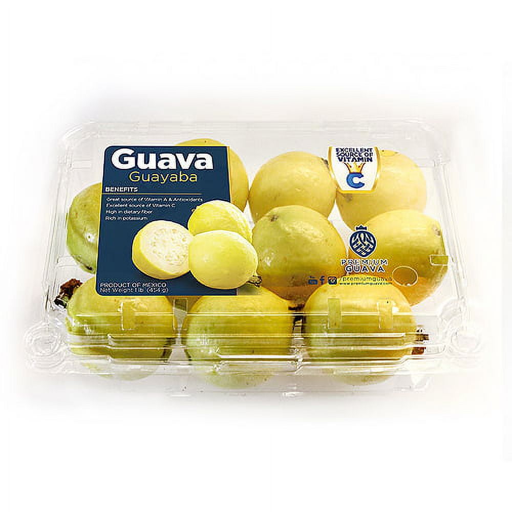Fresh Guava 1 Lb Clamshell