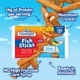 Fisher Boy Crispy Breaded Fish Sticks Made from Minced Fish Frozen 60 Oz 120 Count