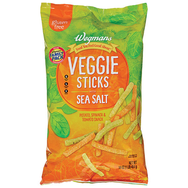 Wegmans Veggie Sticks with Sea Salt Family Pack 16 Oz