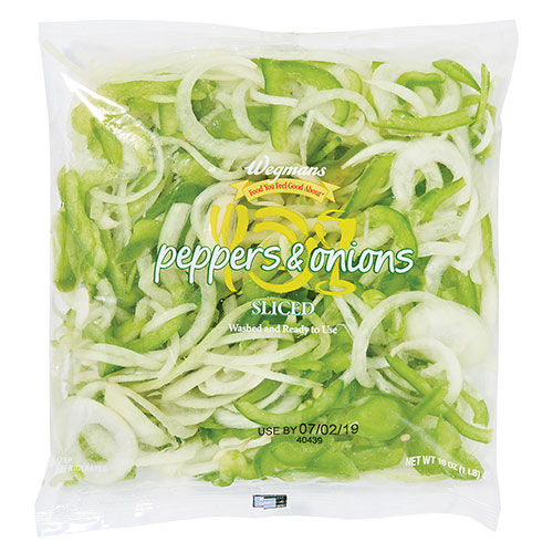 Wegmans Sliced Peppers & Onions 12 Oz