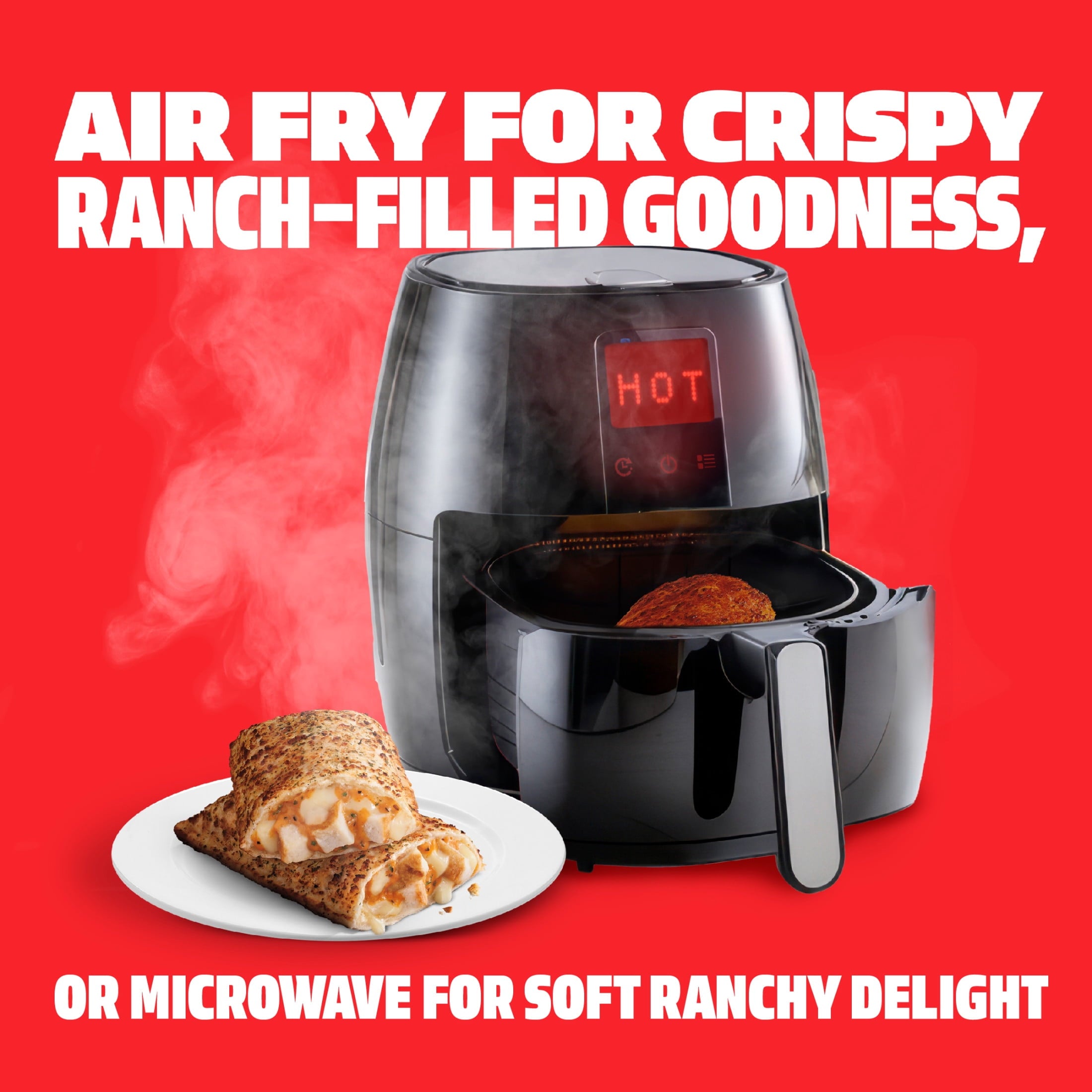 Hot Pockets Ranch Lovers Buffalo Style Chicken Hidden Valley Ranch Frozen Sandwich 4 Count 17 Oz