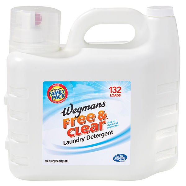 Wegmans Free & Clear Liquid Laundry Detergent Family Pack 200 Fl Oz 132 Loads