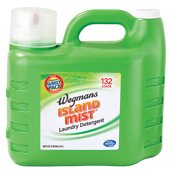 Wegmans Island Mist Liquid Laundry Detergent Family Pack 132 Loads