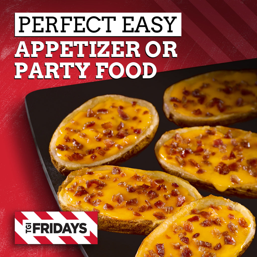 TGI Fridays Loaded Cheddar & Bacon Potato Skins 13.5 Oz Frozen