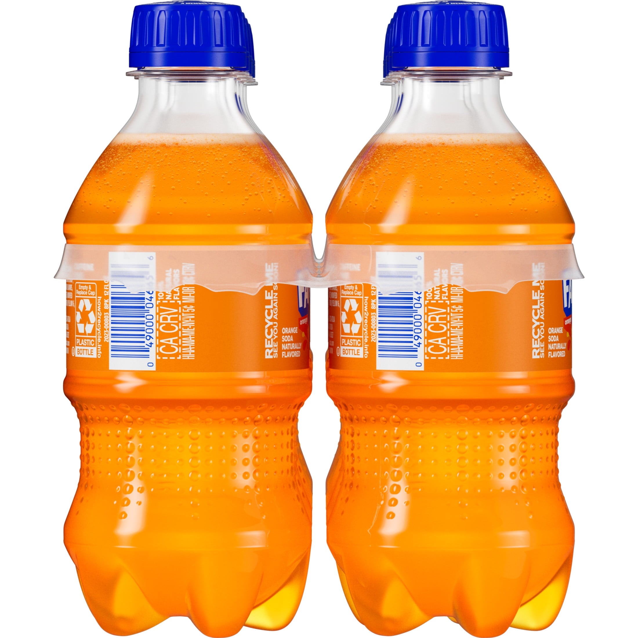 Fanta Orange Soda Pop Bottles 12 Fl Oz 8 Pack